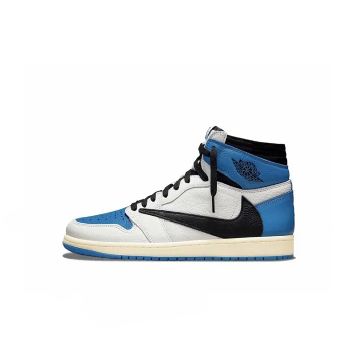 Travis Scott x Fragment x Jordan 1   (ilit ary Blue  (Perfect Replica)