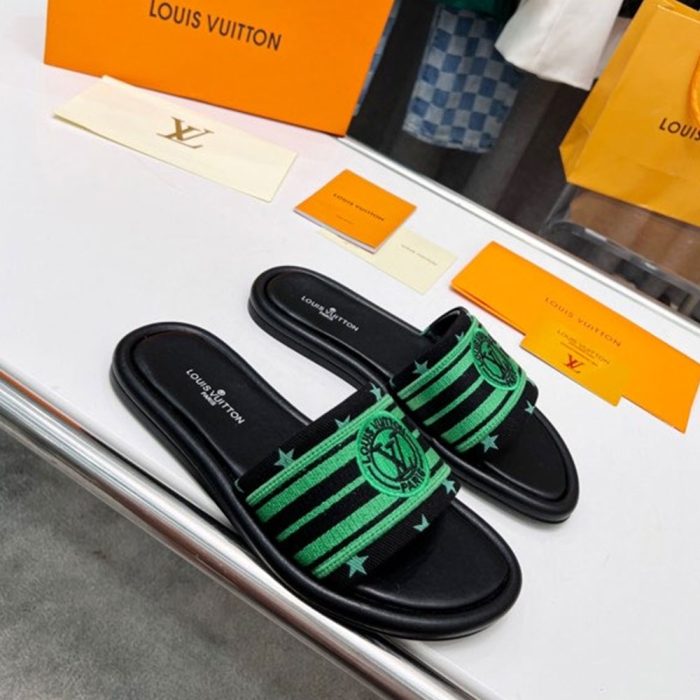 Louis Vuitton LV Magnetic Canvas Dashion Flip-flops Slide Sandal (Perfect Replica)