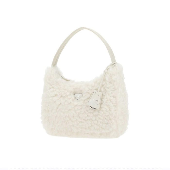 Prada Wool & Cashmere Handbag - Image 3