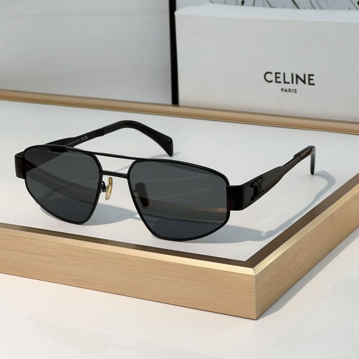 Celine Metal logo Pattern sunglasses Top quality (Perfect Replica) - Image 2