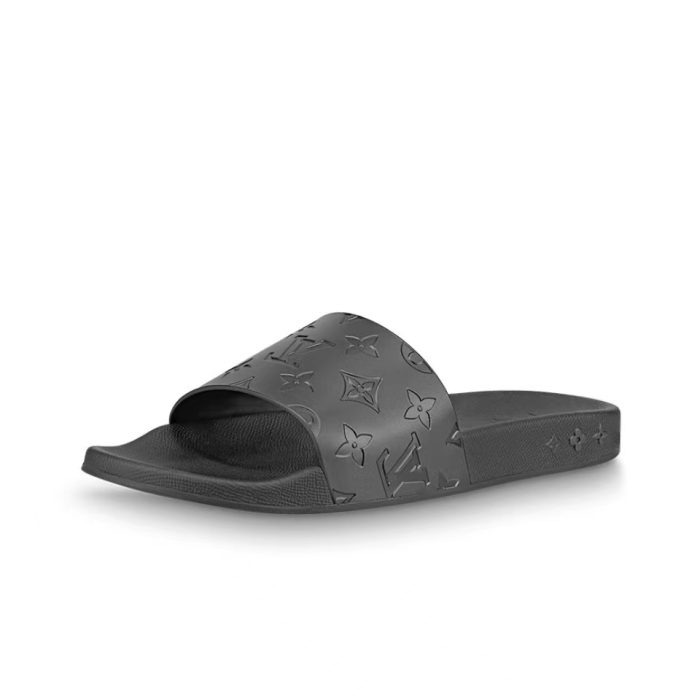 Louis Vuitton LV Rubber Fashion Plaid Flip-flops Slide Sandal (Perfect Replica) - Image 3