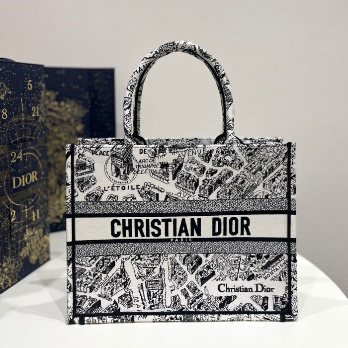 DIOR Book Tote Paris Map Bags(Perfect Replica) - Image 7