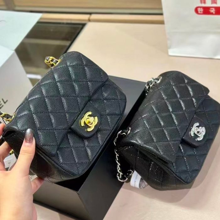 Chanel CF Bag Caviar 17CM(Perfect Replica)