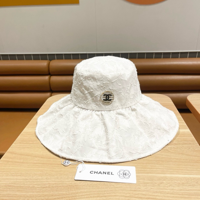 Chanel Little Fragrant Wind Fisherman Hat Sunhat (Perfect Replica)