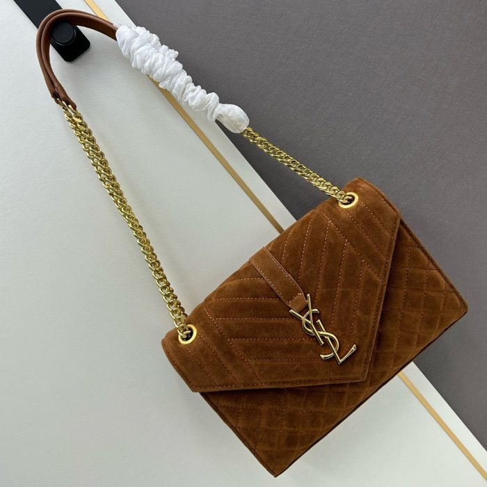 Saint Laurent YSL Suede Envelope Bag (Perfect Replica)