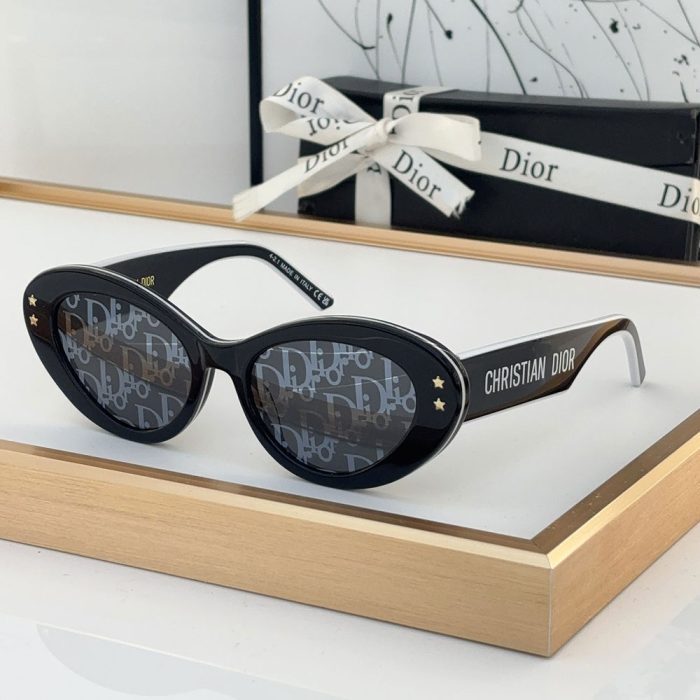 Dior Star Logo Acetate Fibre Cat eye sunglasses Top quality (Perfect Replica) - Image 6