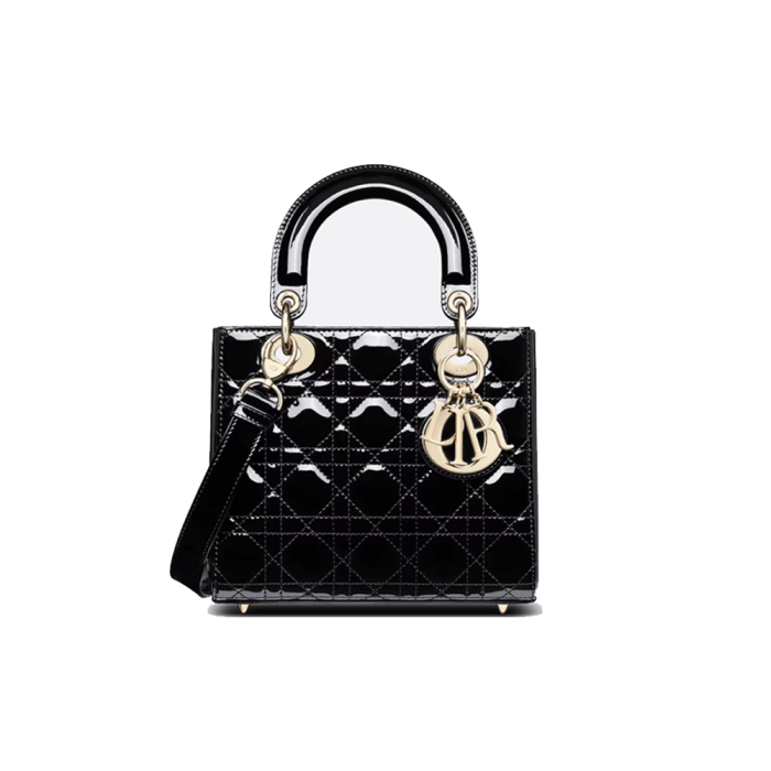 Dior Small Lady Bag - Lacquered Calfskin (Perfect Replica) - Image 4