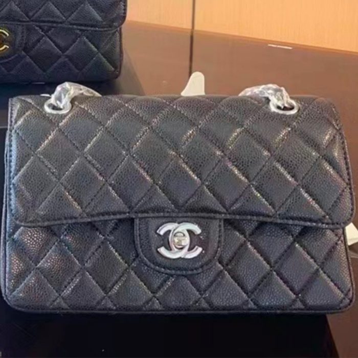 Chanel Caviar CF Small 23CM(Perfect Replica) - Image 7