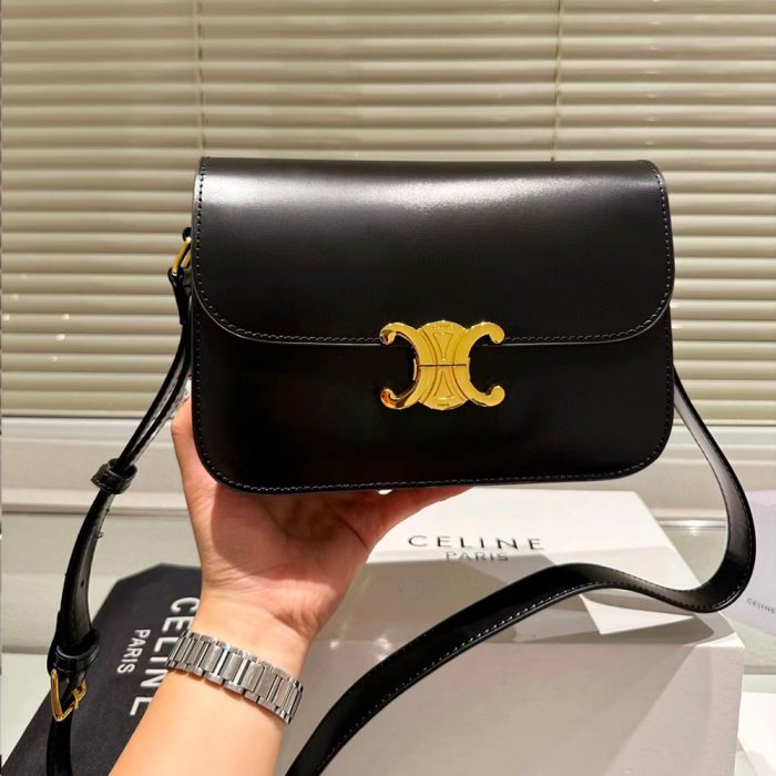 Celine Teen Triomphe Bag Small&Medium (Perfect Replica) - Image 11