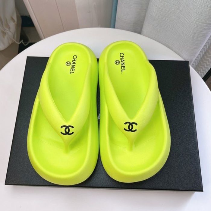 Chanel Thick-soled Beach Flip-flops Slide Sandal (Perfect Replica) - Image 7