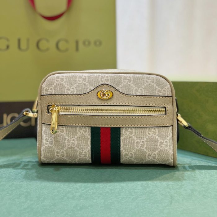 Gucci Ophidia Striped Webbing Waist Pack (Perfect Replica) - Image 5