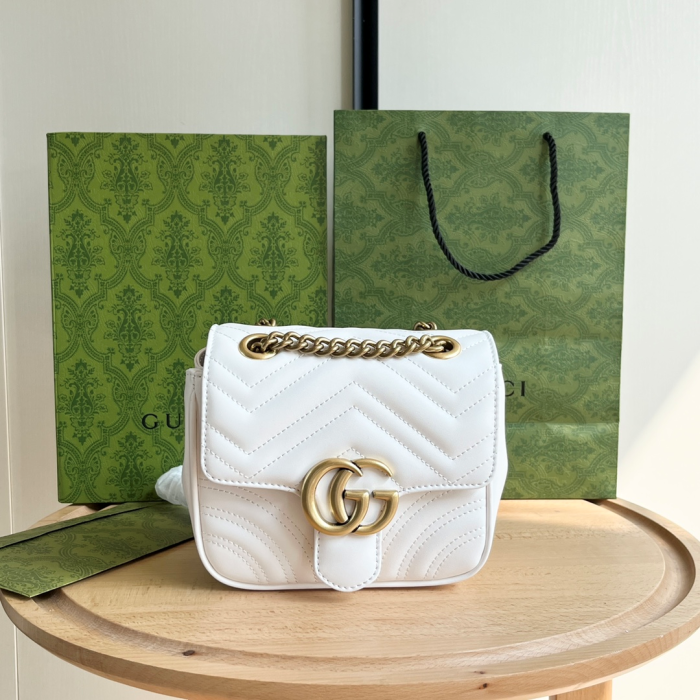 Gucci Marmont GG Leather Shoulder Bag(Perfect Replica) - Image 6