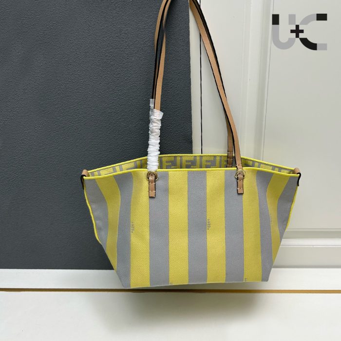 Fendi Reversible shopper in Pequin striped Bag (Perfect Replica) - Image 4