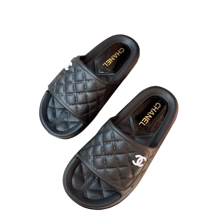 Chanel Shoes Flat Slippers Slide Sandal (Perfect Replica) - Image 2