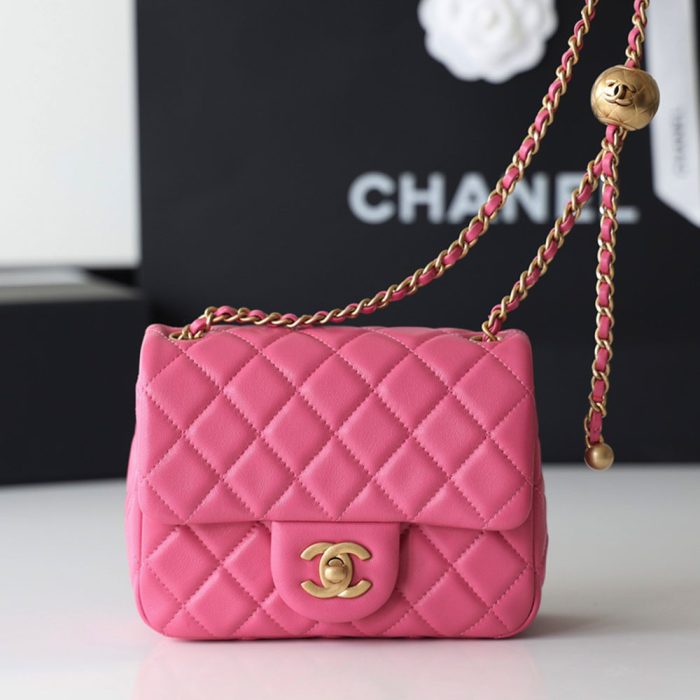 Chanel CF Calfskin Golden Ball 17CM - Image 6