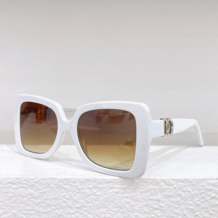 DOLCE & GABBAN DG Plate frame. Hollow Mirror leg Logo Sunglasses Top quality (Perfect Replica) - Image 4