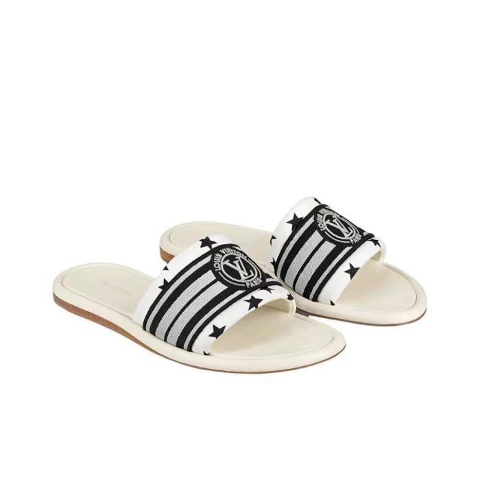 Louis Vuitton LV Magnetic Canvas Dashion Flip-flops Slide Sandal (Perfect Replica) - Image 2