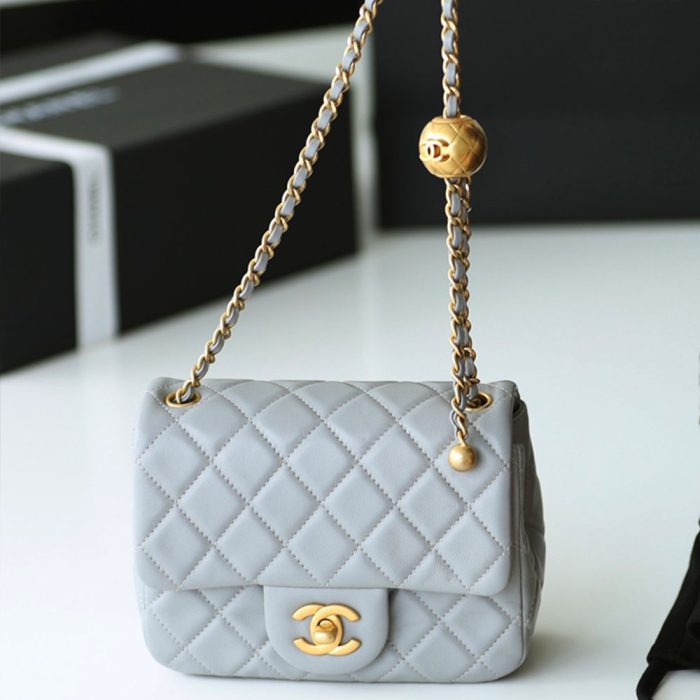 Chanel CF Calfskin Golden Ball 17CM - Image 4