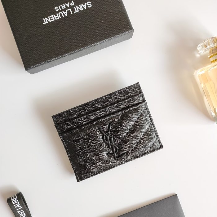 Saint Laurent YSL Caviar Leather Card bags (Perfect Replica) - Image 5