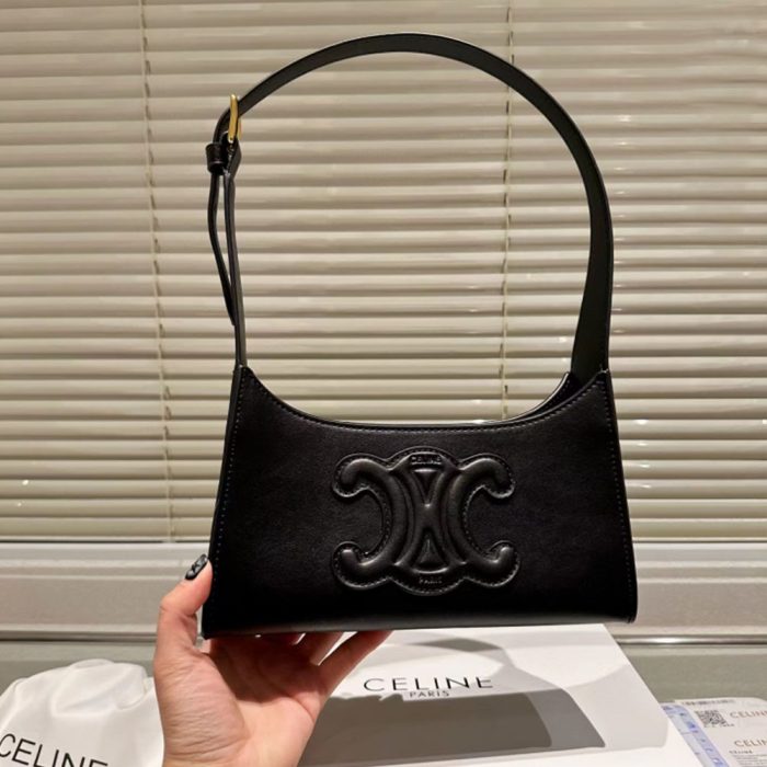 Celine Cuir Triomphe Relief Handbag(Perfect Replica)