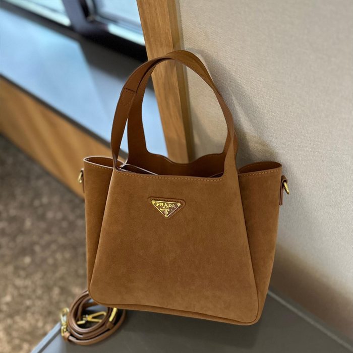 Prada Suede Mni Tote Ld44(Replica) - Image 5