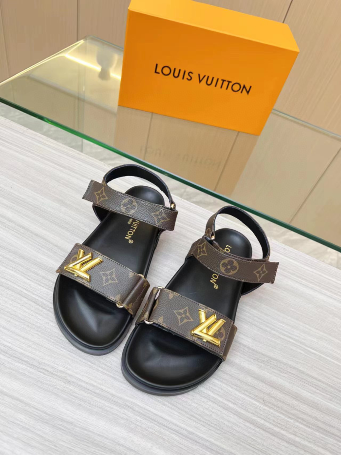 Louis Vuitton LV Sunset Beach Sandals Slide(Perfect Replica) - Image 6