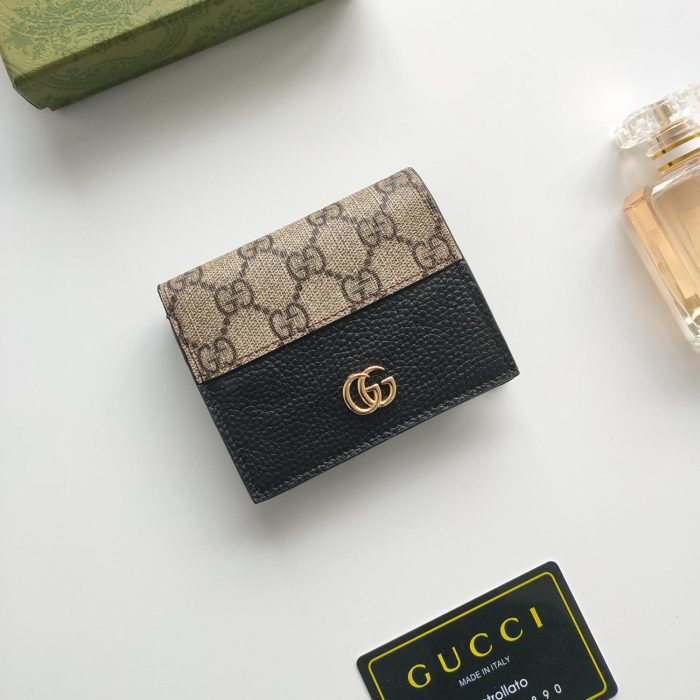 Gucci Unisex GG Marmont Card Case Wallet(Perfect Replica)