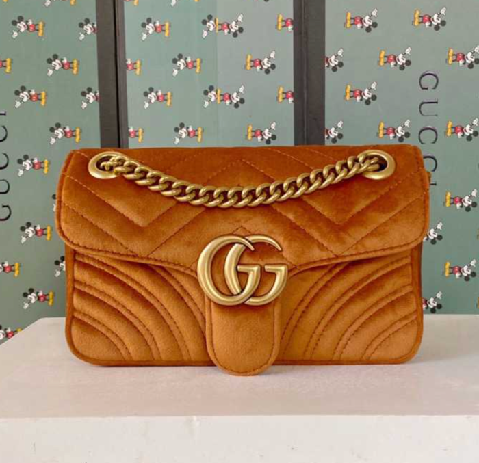 Gucci GG Marmont Velvet Mini (Perfect Replica) - Image 4