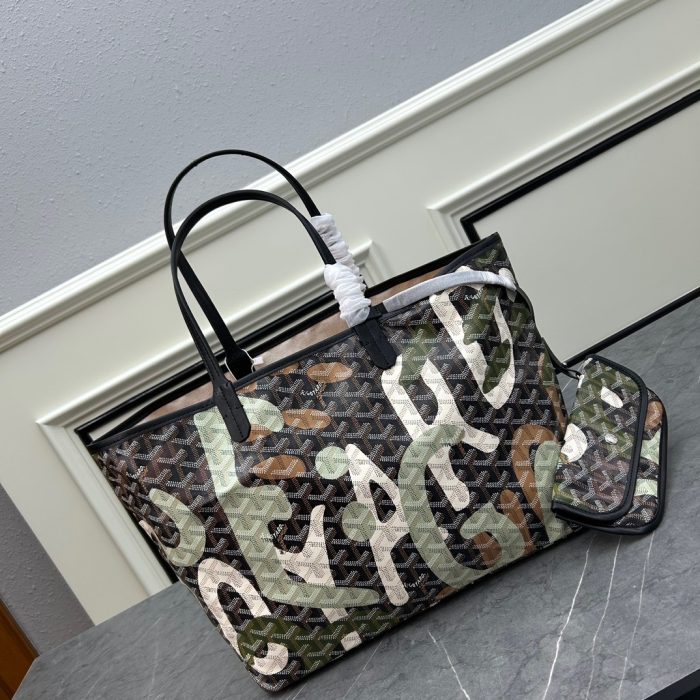 Goyard Saint Louis graffiti Tote handbag shoulder bag(Perfect Replica)