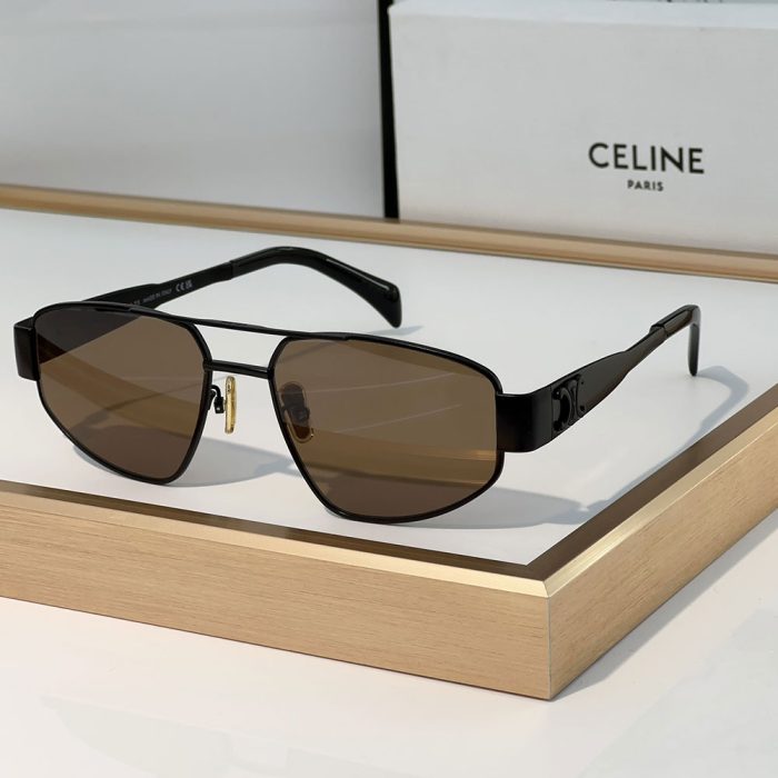 Celine Metal logo Pattern sunglasses Top quality (Perfect Replica)