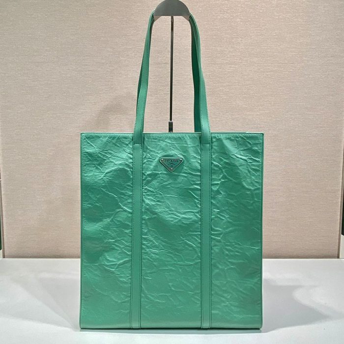 Prada Medium Antique Nappa Leather Tote - Image 5