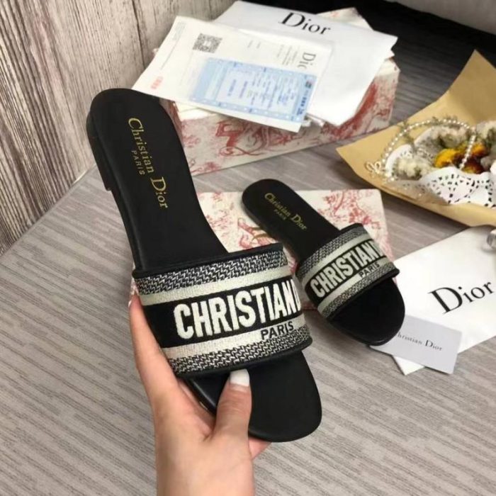 Dior Dway Slide Slipper Sandals-(Perfect Replica)