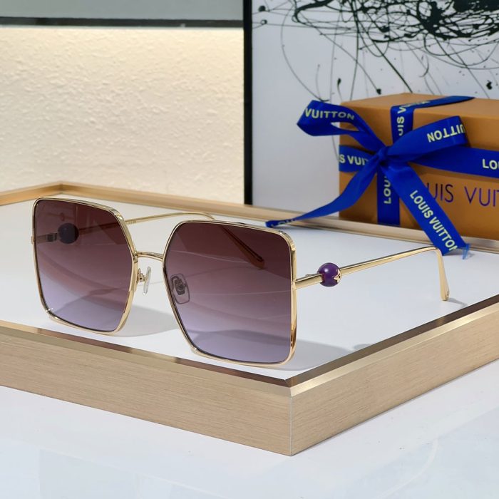 Louis Vuitton LV Elegant Fashion Personality sunglasses Top quality (Perfect Replica) - Image 5