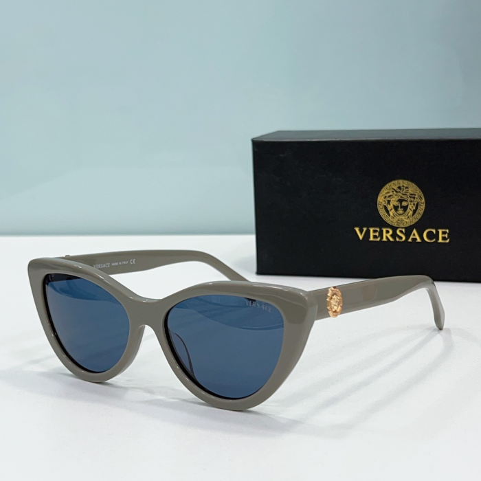 Versace Mirror leg Logo Cat-eye Sunglasses Top Quality(Perfect Replica) - Image 3