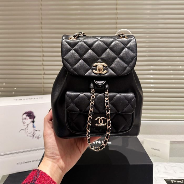 Chanel Duma A Plaid Backpack Bag (Perfect Replica)