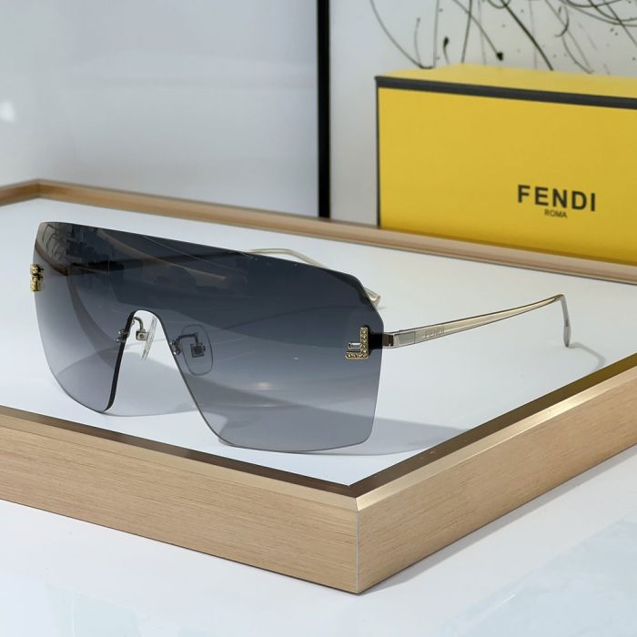 Fendi Aviator Rimless Sunglasses Top quality (Perfect Replica) - Image 6