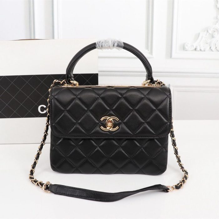 Chanel Flap Bag Trendy CC With Top Handle (Perfect Replica) - Image 3