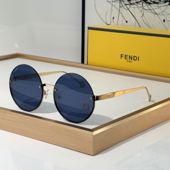 Fendi Lightweight Round Sunglasses Top quality (Perfect Replica) - Image 7