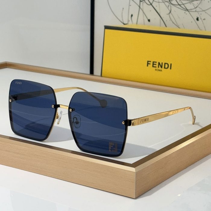 Fendi Butterfly Metal Frame Mirror Sunglasses Top quality (Perfect Replica) - Image 7