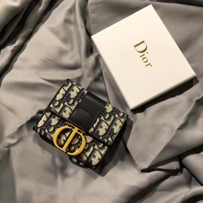 Dior Snap Button Wallet(Perfect Replica)