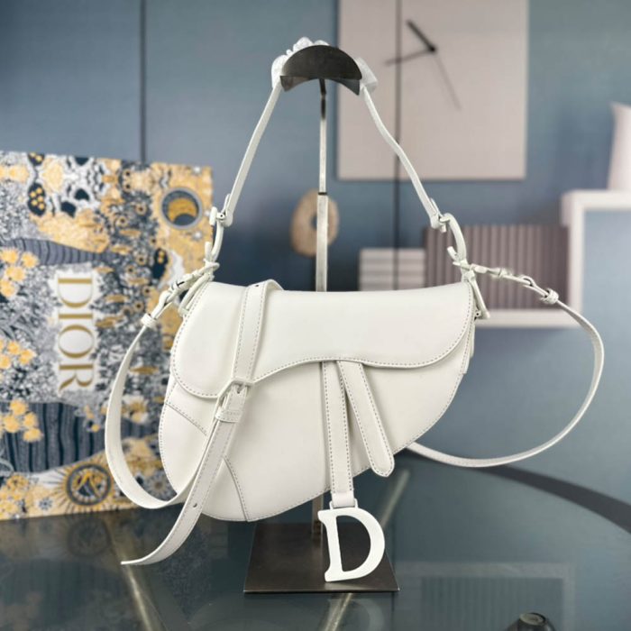 Dior Saddle Bag Matte Leather Shoulder Bag (Perfect Replica) - Image 8