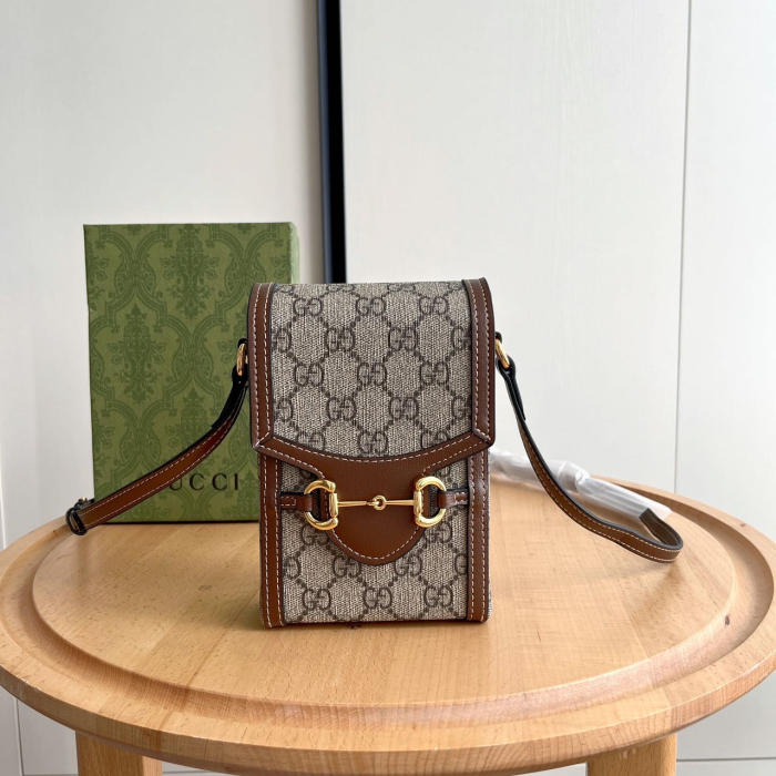 Gucci Horsebit 1955 Mini Shoulder Crossbody Bag(Perfect Replica) - Image 3