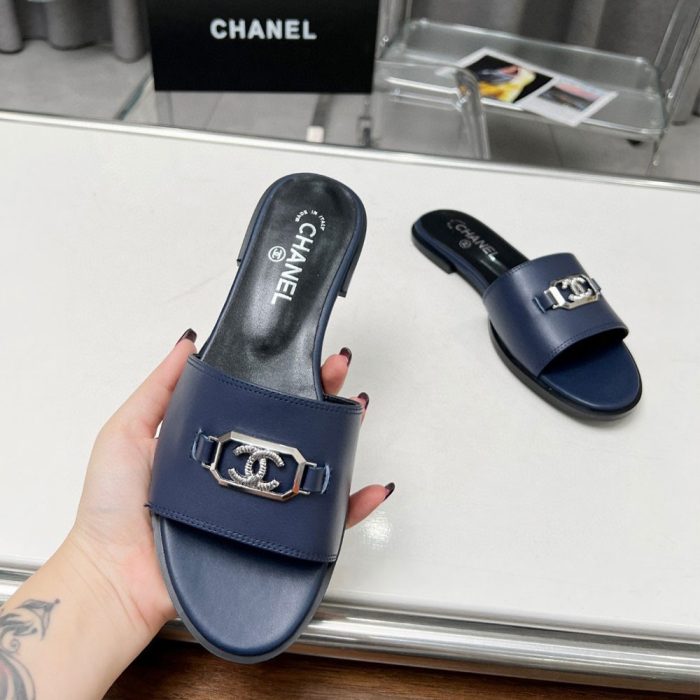 Chanel Flat Opflopsen-toed Flip-flops Slide Sandal (Perfect Replica) - Image 8