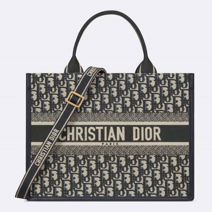 Dior Book Tote Small Medium Large Size Embroidery (Perfect Replica) - Image 7