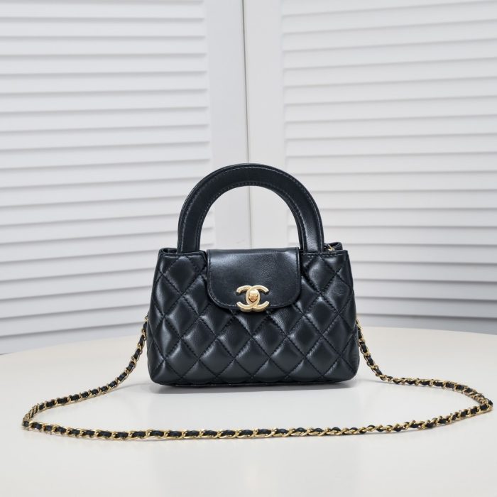 Chanel 23K Kelly Chain Handle Calfskin Handbag(Perfect Replica)