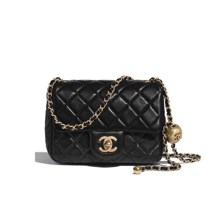 Chanel CF Calfskin Golden Ball 17CM - Image 2