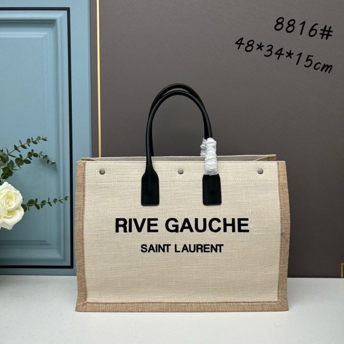 SAINT LAURENT YSL Rive Gauche Tote Bag(Perfect Replica) - Image 7