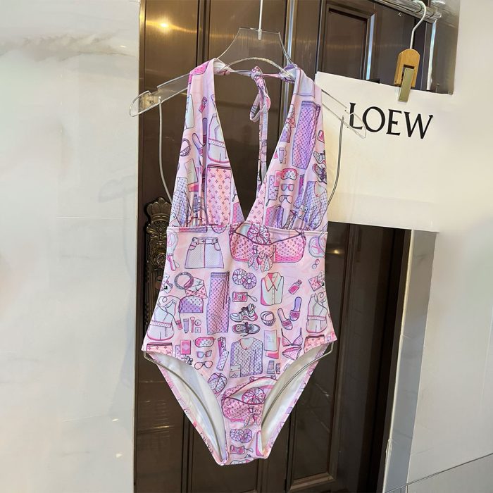 Louis Vuitton LV One-piece Swimsuit With Fasteners Swimwear?Perfect Replica - Image 4