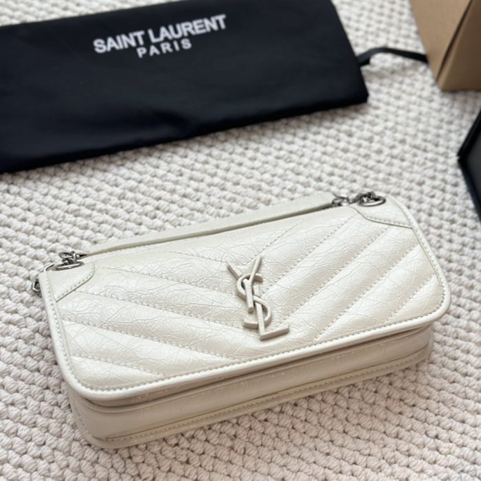 Saint Laurent YSL Leather Chain Shoulder Bag Crossbody Bag(Perfect Replica) - Image 2