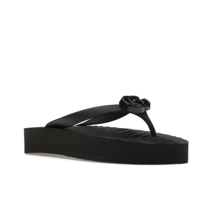 Gucci Shoes V-shaped toe clamp Band drill Slide Sandal (Perfect Replica) - Image 2